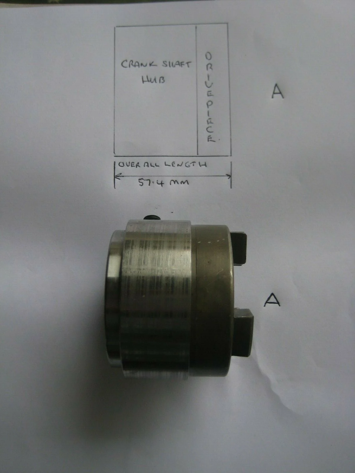 202 6 CYLINDER HOLDEN CRANK SHAFT DOG CLUTCH NOSE DOG. SKI / WAKE / FISH /