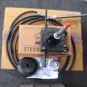 BOAT STEERING KIT . EASY FIT . INBOARD / OUTBOARD / FISHING / CRUISER / SKI