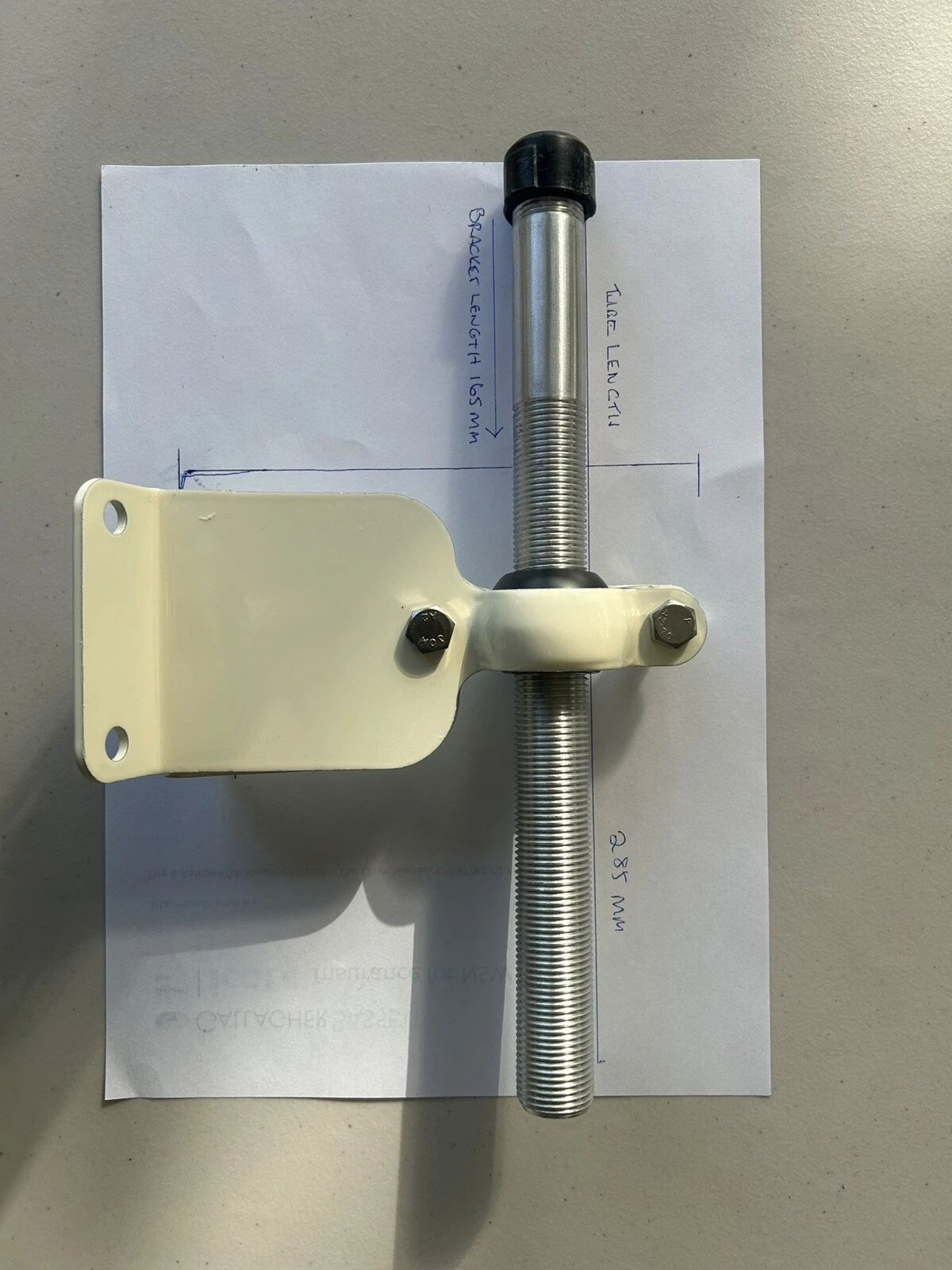 Boat Transom Mount Cable Bracket