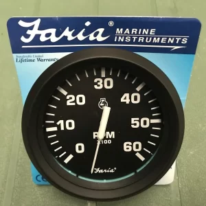 FARIA INBOARD MOTOR TACHO . SKI / WAKE / SPEED / YATCH / ISHING / TRAWLER