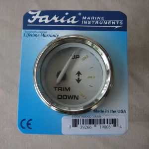 FARIA KRONOS TRIM GAUGE SUIT MERCURY ENGINES