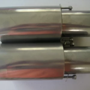 INBOARD SKI BOAT STAINLESS STEEL EXHAUST OUTLETS . SOLD AS A PAIR