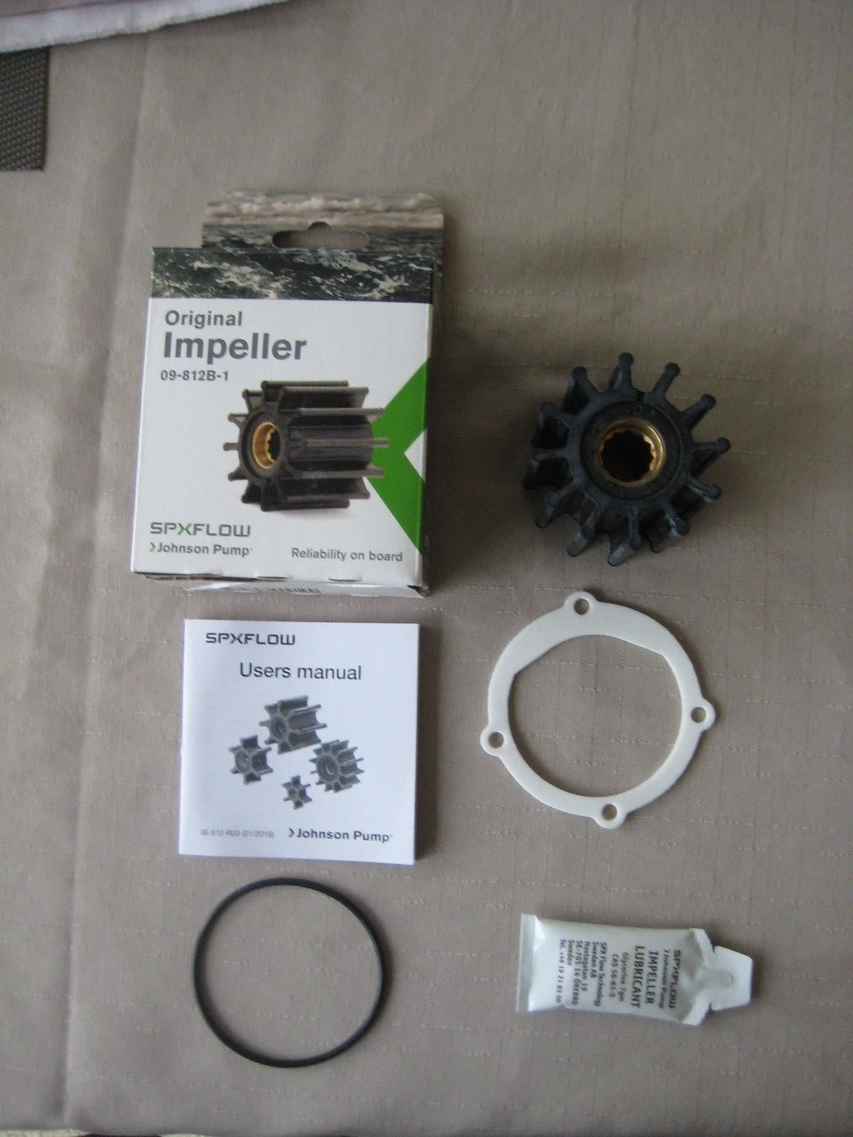 JOHNSON WATER PUMP IMPELLER F6B-9 H/D .SKI / WAKE / SPEED / RACE / TRAWLER - Image 2