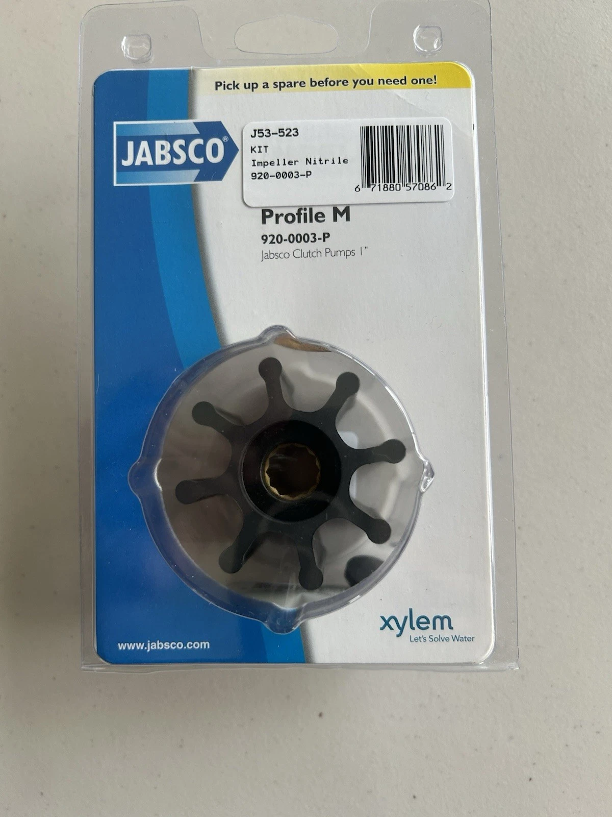 Jabsco Marine Water Pump Impeller Kit