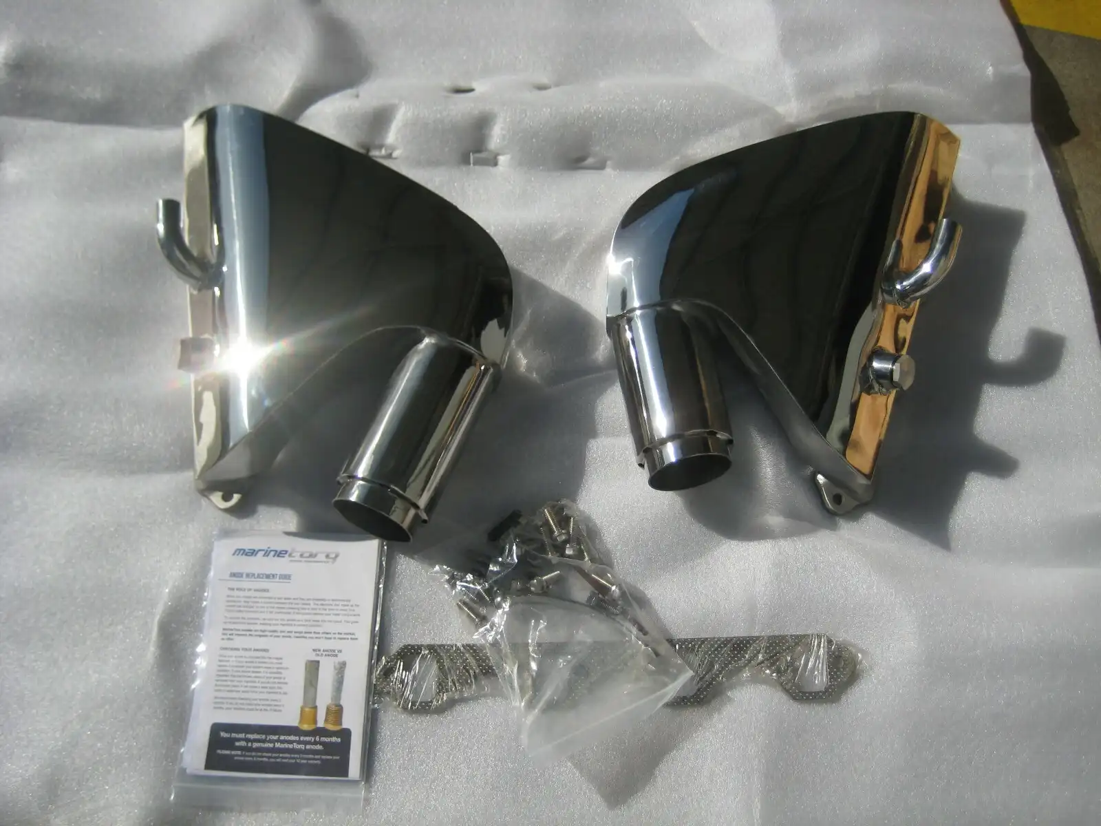 MARINE TORQIT STAINLESS STEEL WATER COOLED MANIFOLDS SUIT FOR WINDSOR