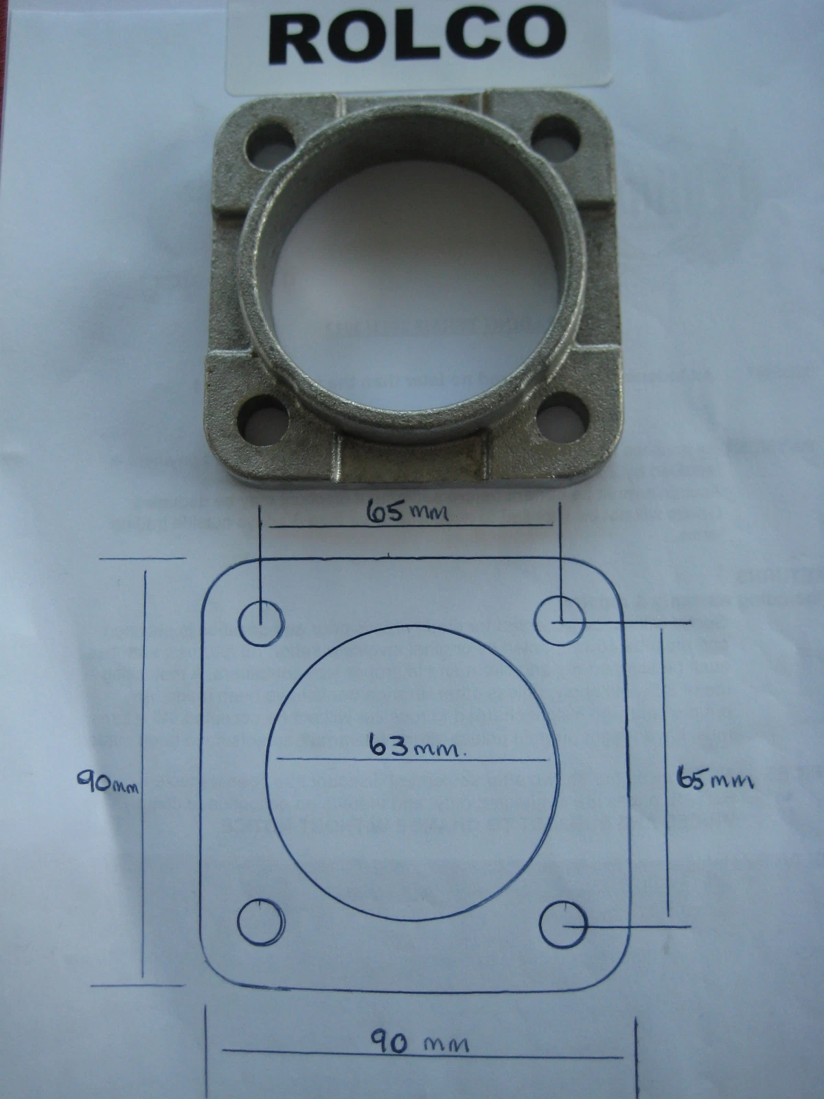 WATER COOLED EXHAUST MANIFOLD STAINLESS STEEL FLANGES FOR EXHAUST PIPES - Image 2