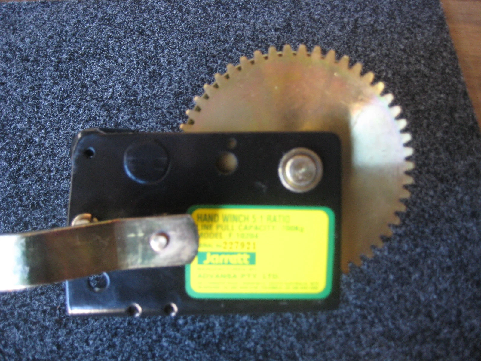 TRAILER WINCH . JARRETT TRAILER WINCH . MARINE & GENERAL USE - Image 3