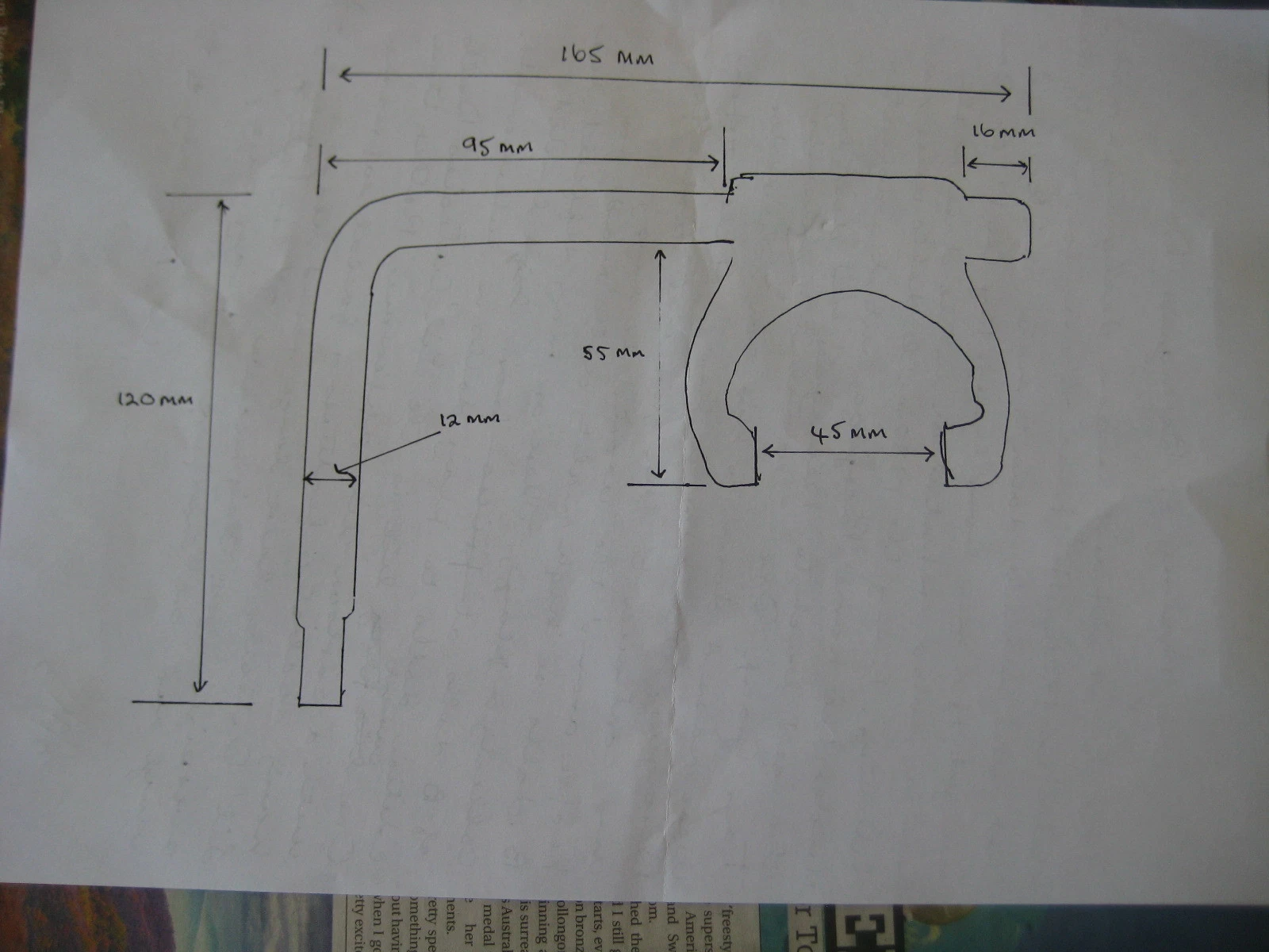 MCE DOG CLUTCH FORK & ARM . SKI WAKEBOARD SPEED BOAT - Image 2