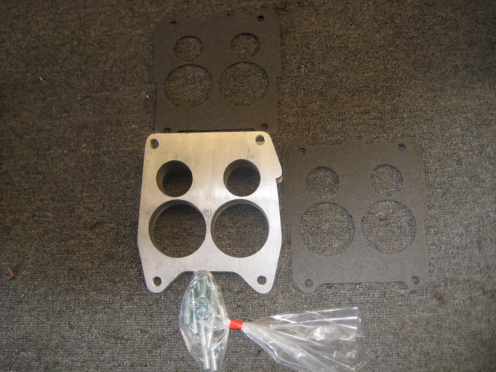 QUADRAJET MANIOLD TO QUADRAJET CARBURETOR WEDGE . SKI / WAKE / SPEED BOAT - Image 2