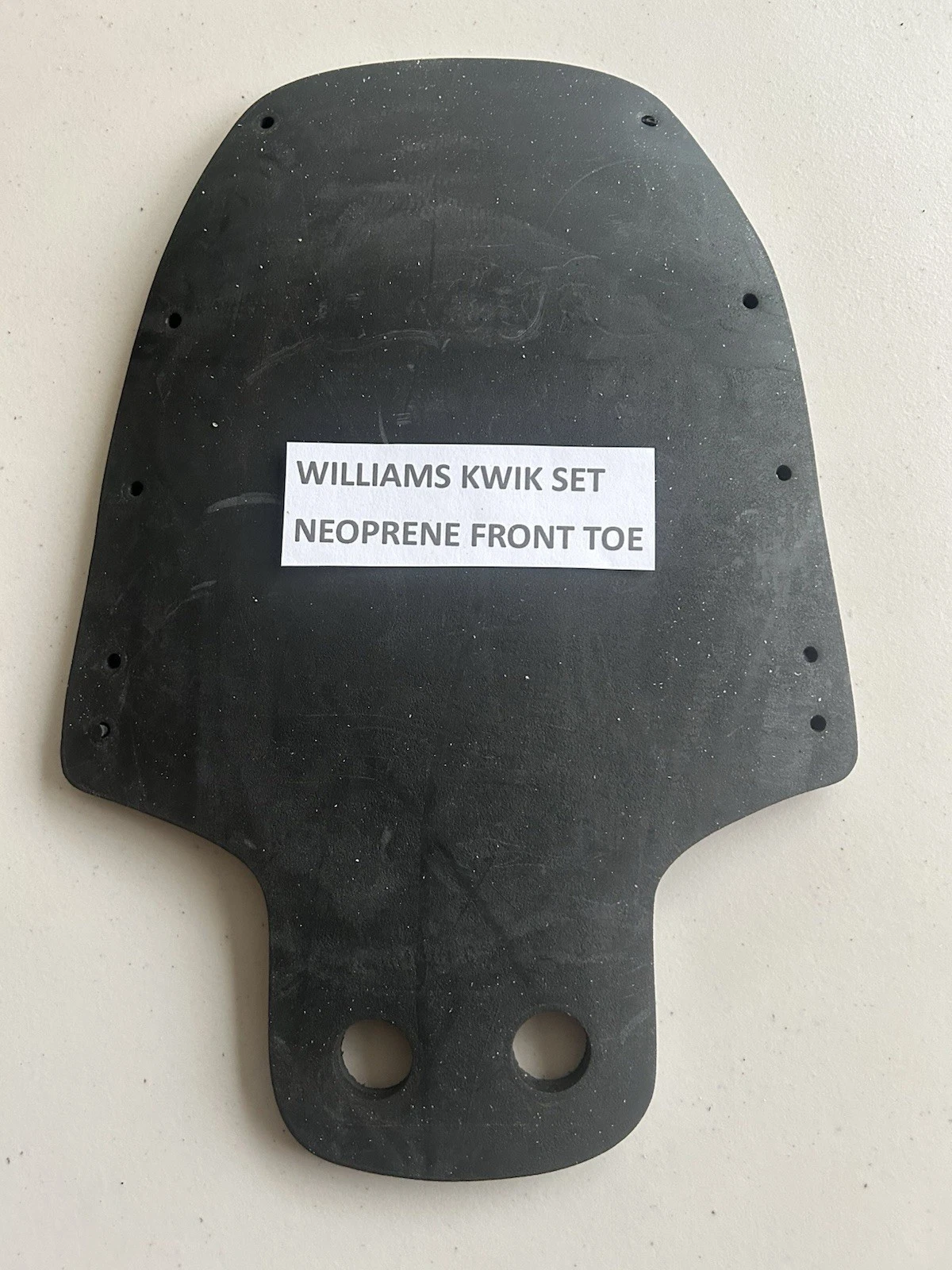 Williams Water Ski Kwik Set Front Toe Neoprene Rubber