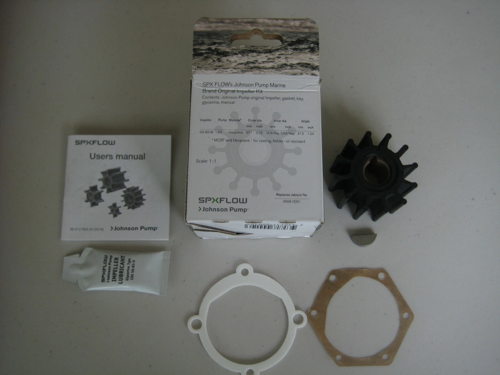 JABSCO IMPELLER KIT 4568-0001 MADE BY JOHNSON - Image 2