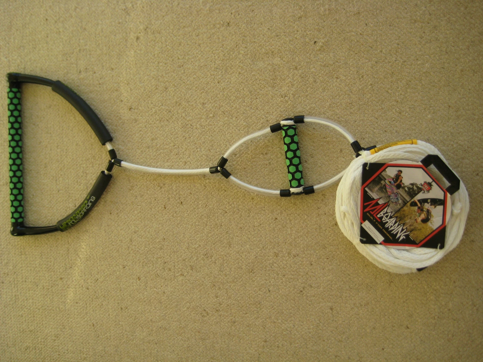 MASTERLINE WAKEBOARD EVA LAUNCH HANDLE & POLY- E ROPE - Image 2