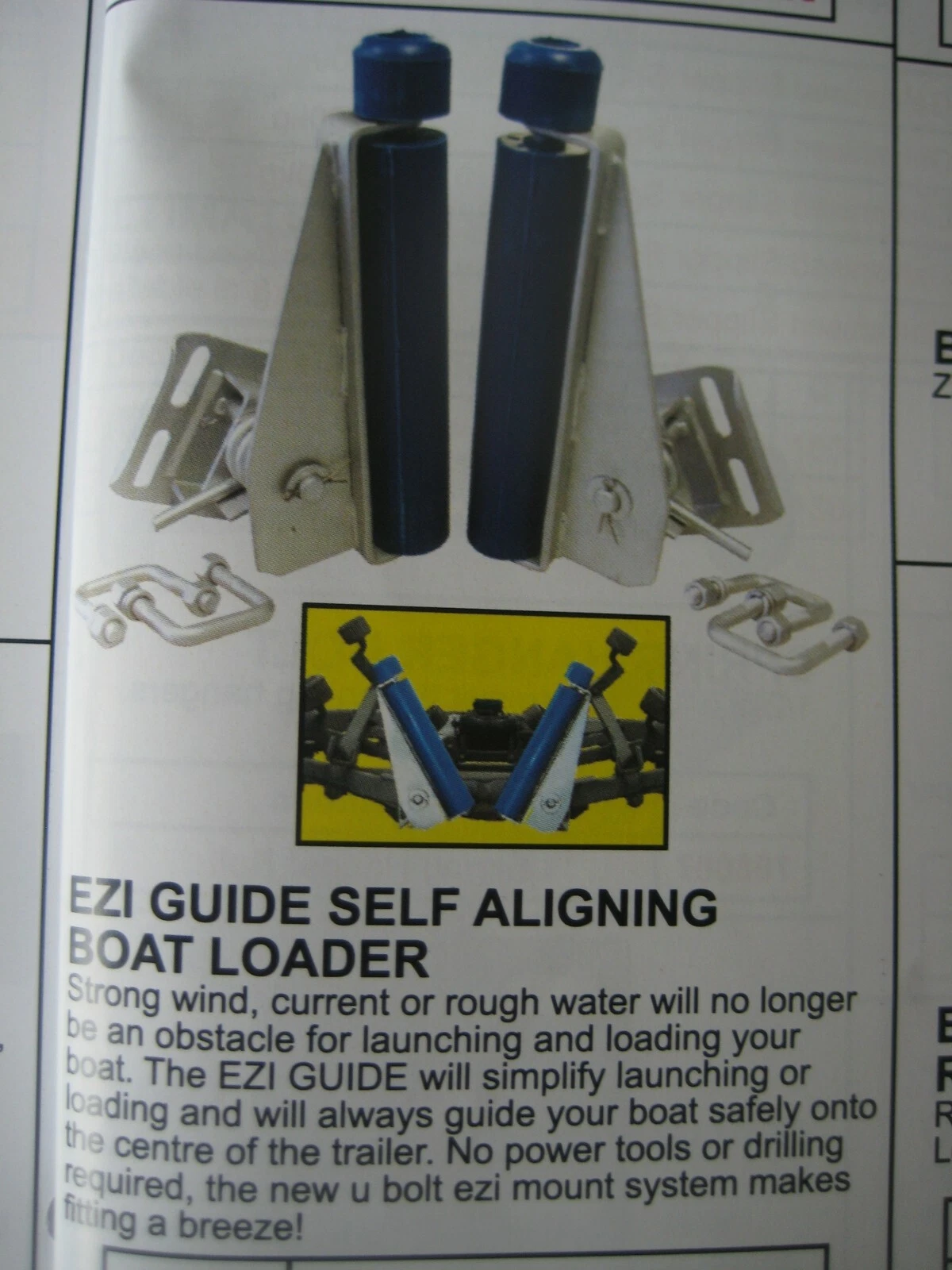 EZI GUIDE SELF ALIGNING BOAT LOADER TOP ROLLER - Image 3