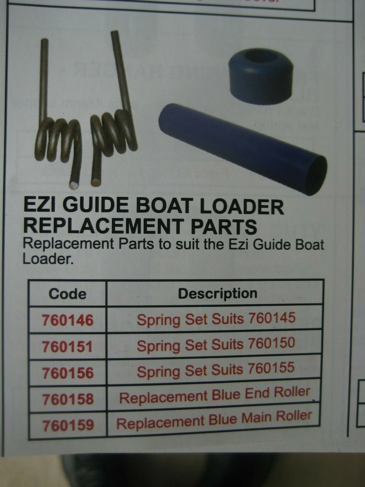 EZI GUIDE SELF ALIGNING BOAT LOADER TOP ROLLER - Image 4