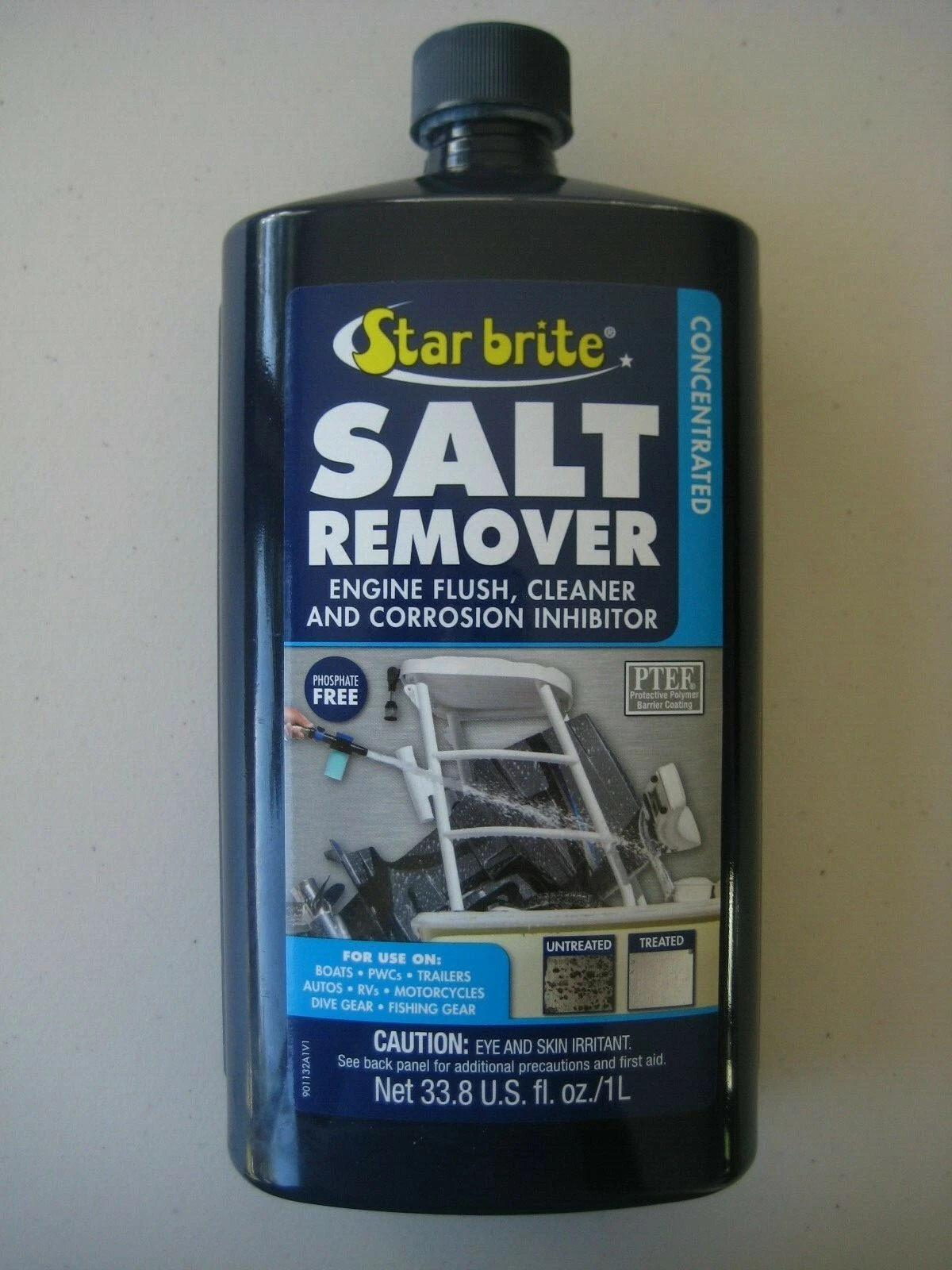 SALT REMOVER . FOR OUTBOARD & INBOARD MARINE ENGINES . SKI / WAKE / FISH
