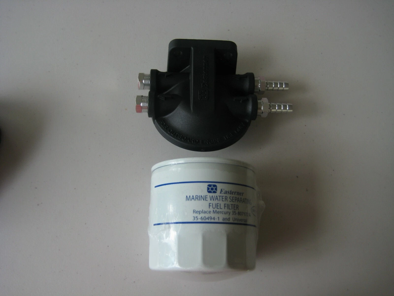 MERCRUISER INBOARD SKI BOAT FUEL FILTER & WATER SEPERATOR IN LINE KIT - Image 2