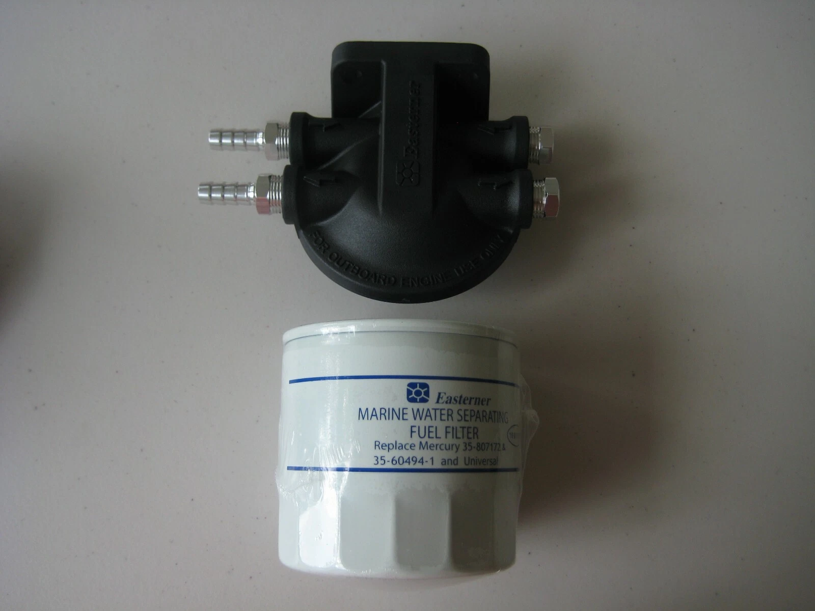 MERCRUISER INBOARD SKI BOAT FUEL FILTER & WATER SEPERATOR IN LINE KIT - Image 3