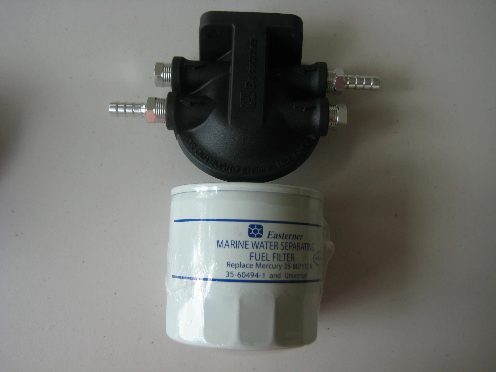 MERCRUISER INBOARD SKI BOAT FUEL FILTER & WATER SEPERATOR IN LINE KIT - Image 4